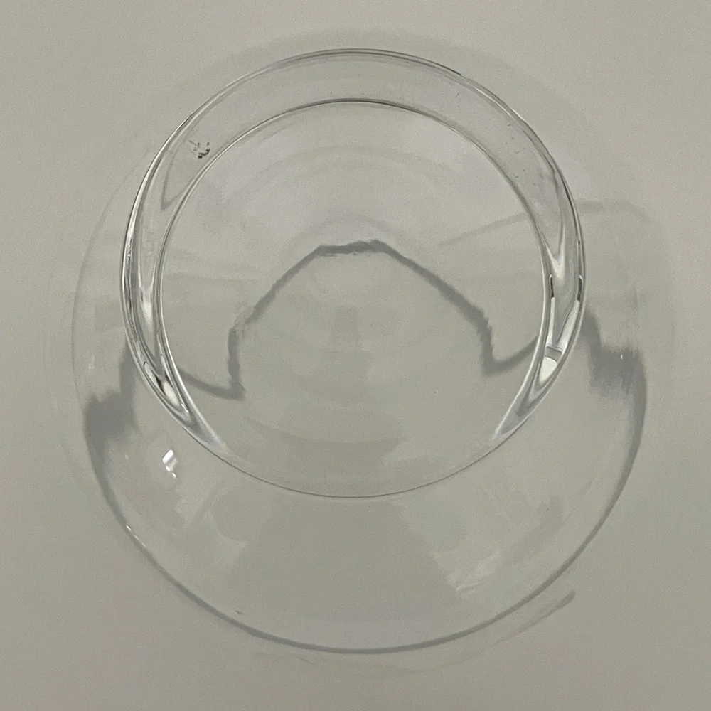 CRATE&BARREL X Krosno Crystal Votive Tea Light Candle Holder Dragonfly Etched